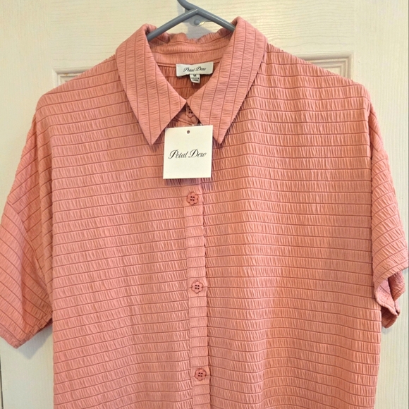 Petal Dew NWT Button Down Top Medium - Picture 3 of 9